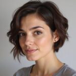 flattering short hairstyles round faces