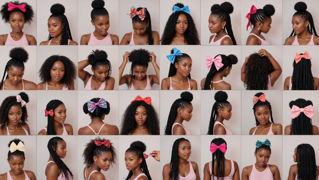 stylish bow hairstyles for women