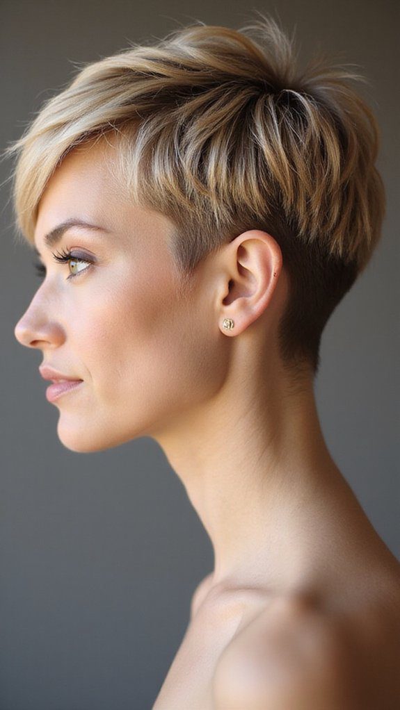 angled pixie for confidence