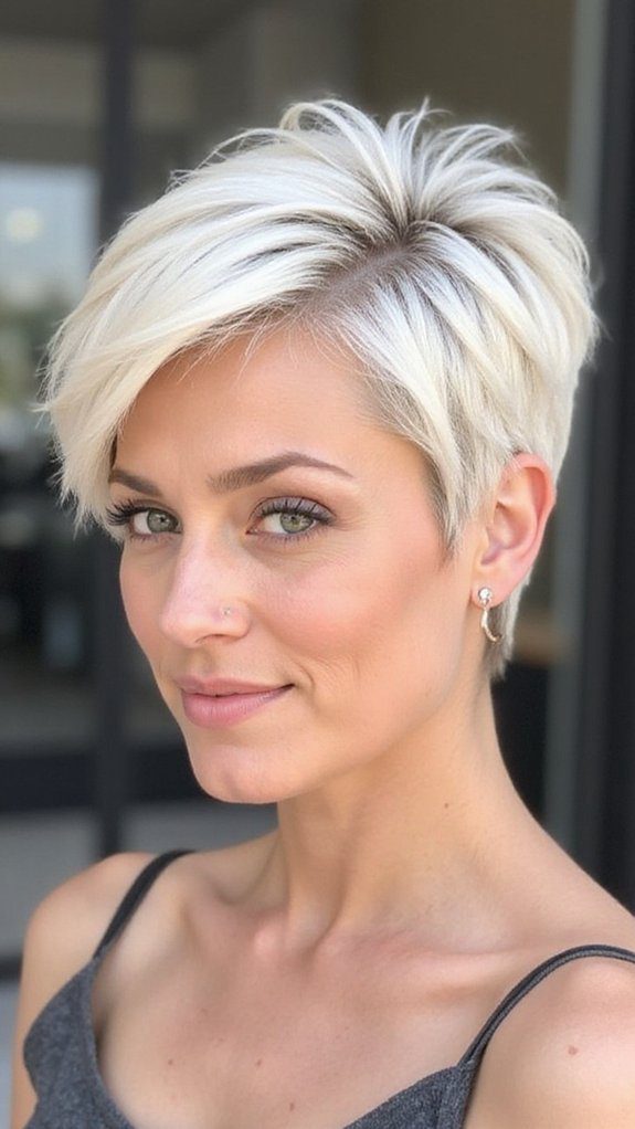 bold edgy chic hairstyle
