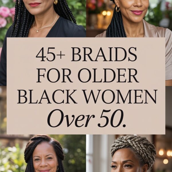 45+ Braids for Older Black Women Over&hellip;