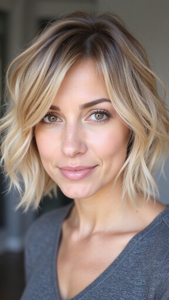 effortless shaggy layered hairstyle