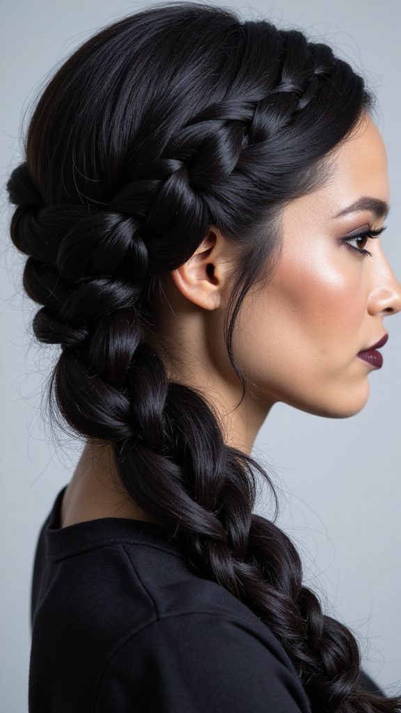 enchanting braided halloween hairstyle