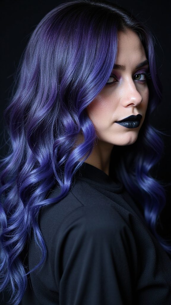 enchanting dark ombre waves