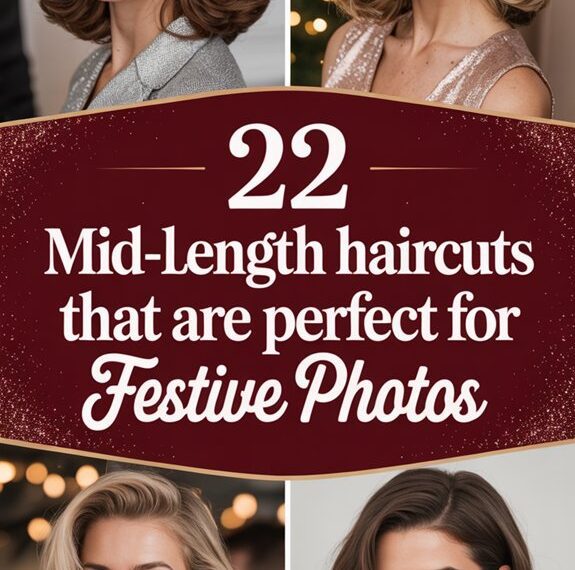 festive mid length haircuts