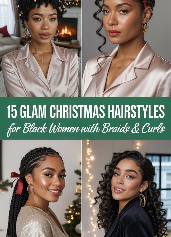 glamorous christmas hairstyles featured