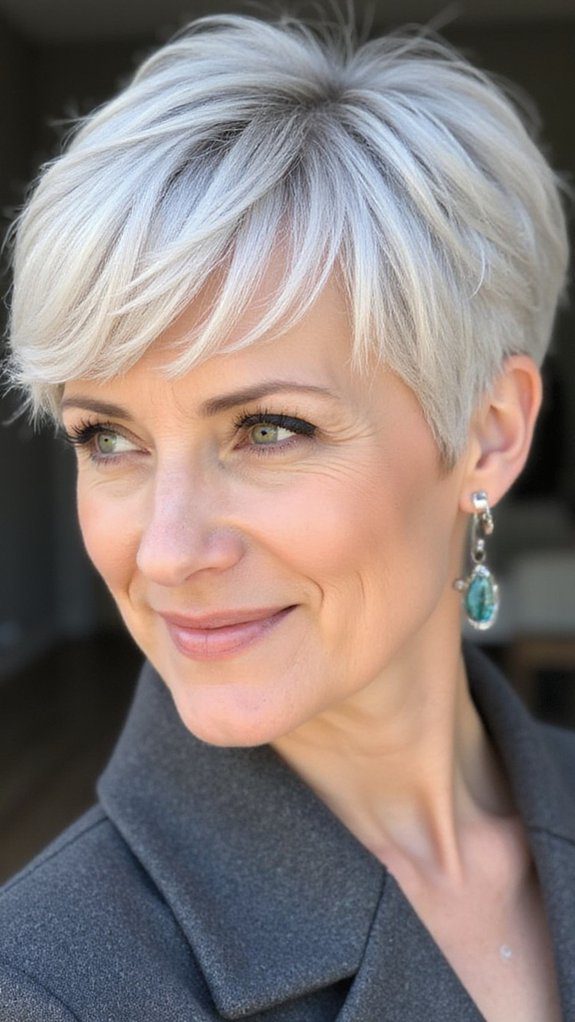 long pixie side bangs