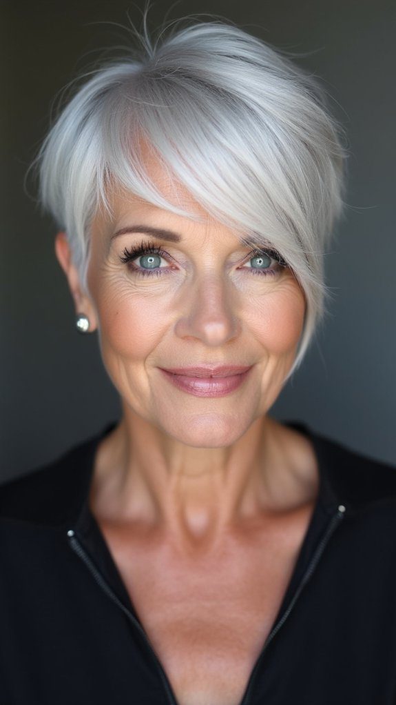 sleek versatile bold haircut