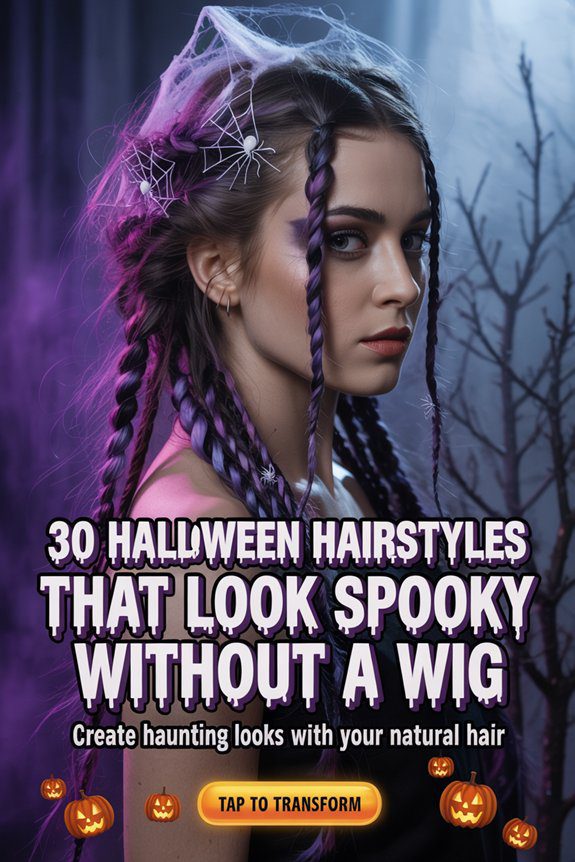 spooky hairstyles without wigs