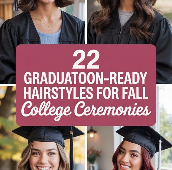stylish hairstyles for graduation