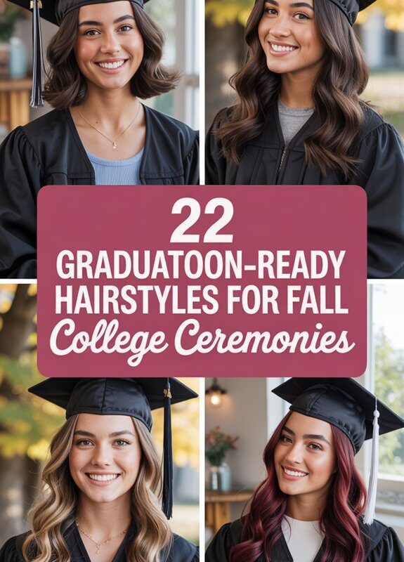 stylish hairstyles for graduation