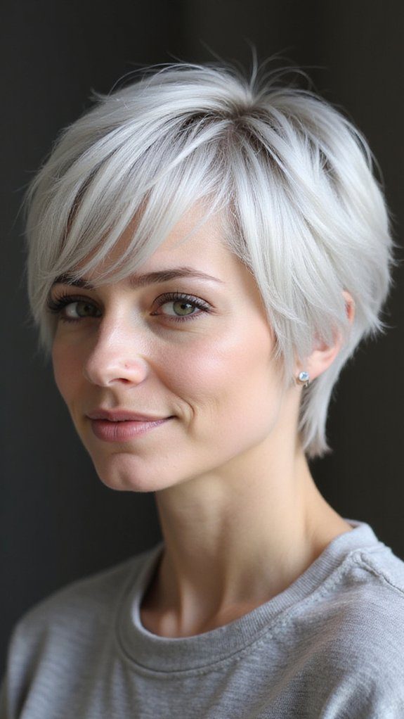 stylish versatile hybrid hairstyle