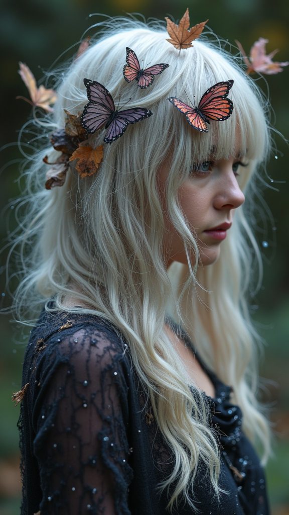 whimsical edgy fairy hairstyle
