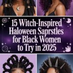 witch inspired halloween hairstyles 2025