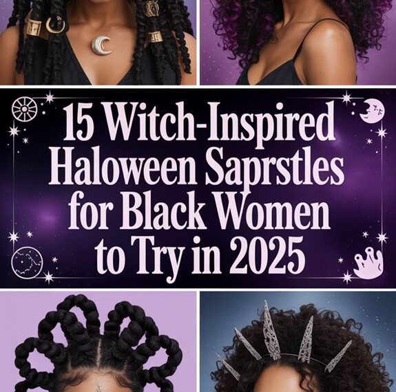 witch inspired halloween hairstyles 2025