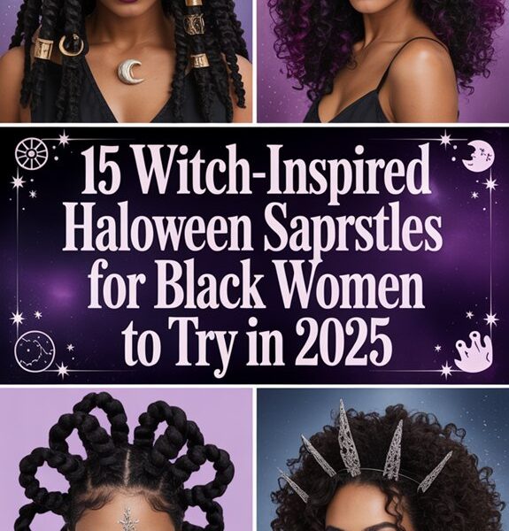 witch inspired halloween hairstyles 2025