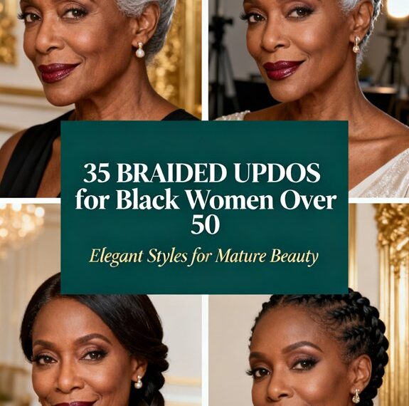 braided updos for seniors