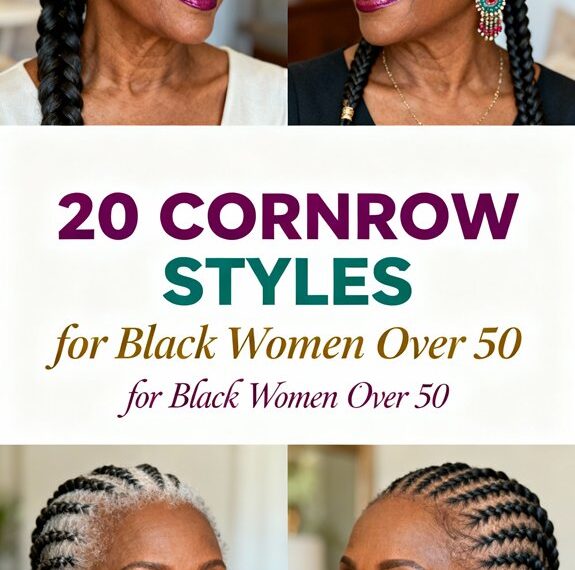 stylish cornrow hairstyles for seniors