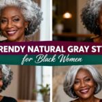 trendy gray hairstyles women