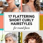 flattering short curly hairstyles
