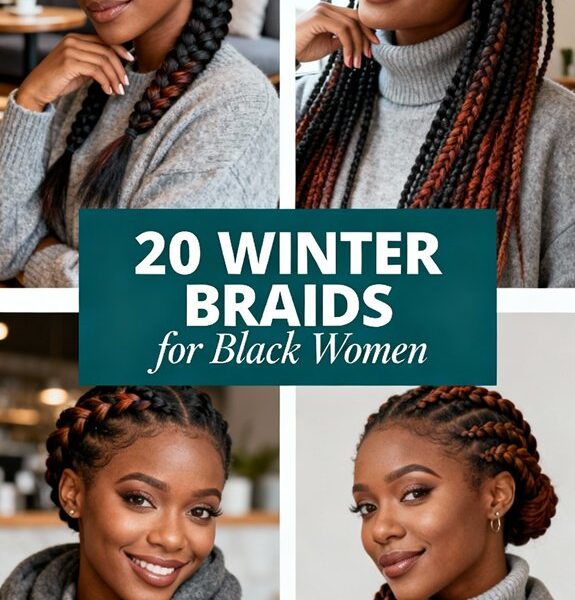 stylish winter braids ideas