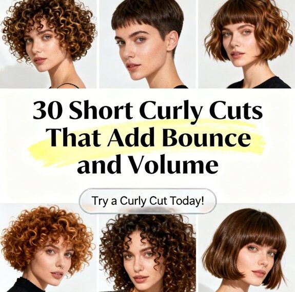 short curly cuts volumize