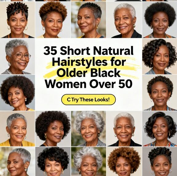 short natural hairstyles 50