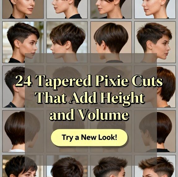 tapered pixies add volume