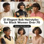 elegant bobs for mature blackwomen