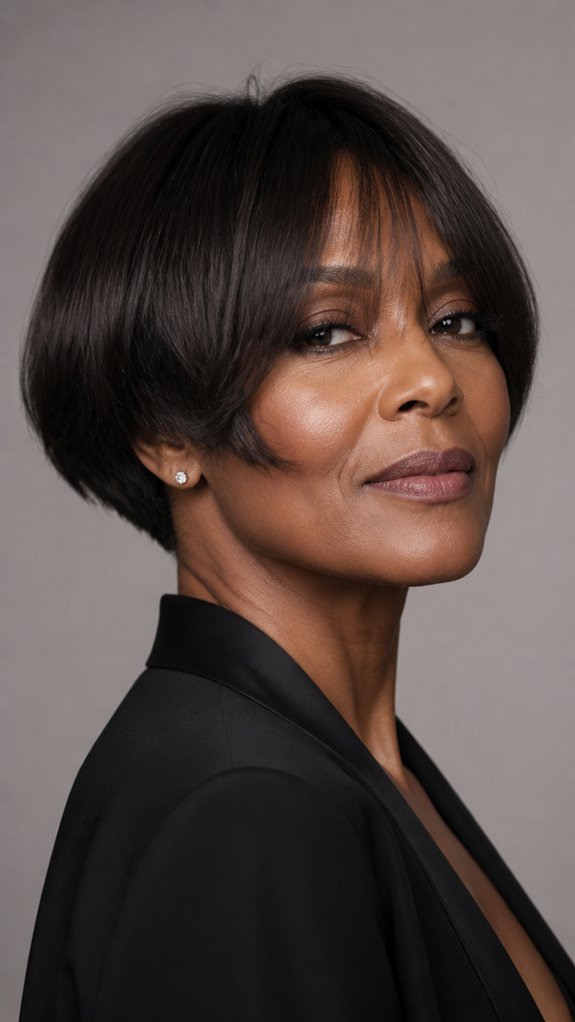 blunt bob with undercut
