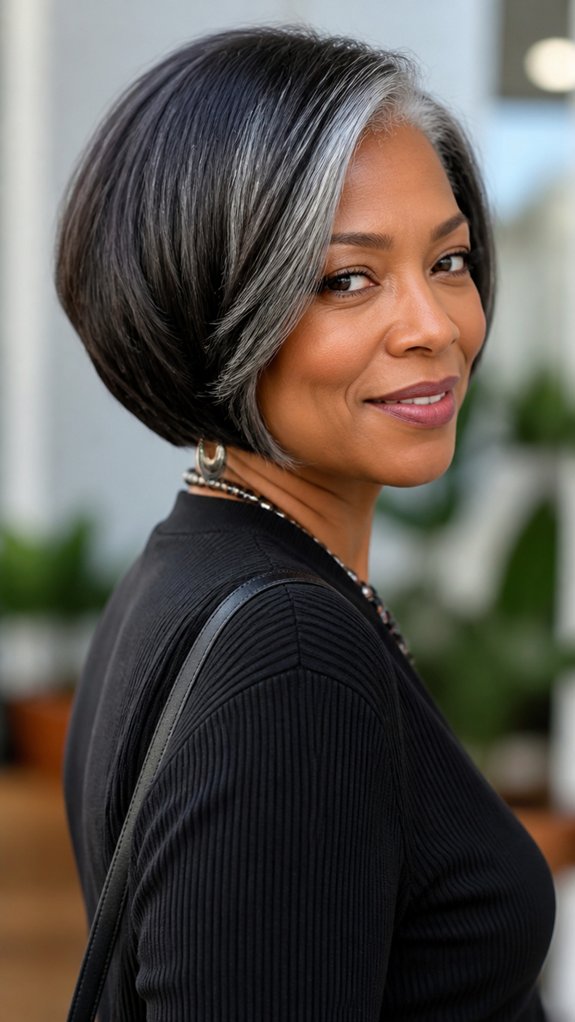 bold stacked inverted bob