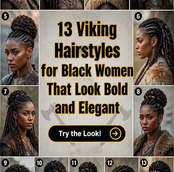 bold viking braids for blackwomen