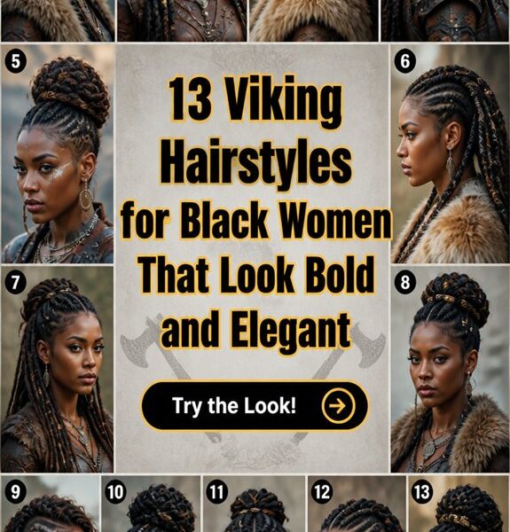 bold viking braids for blackwomen