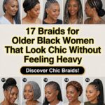 chic lightweight braids for elders