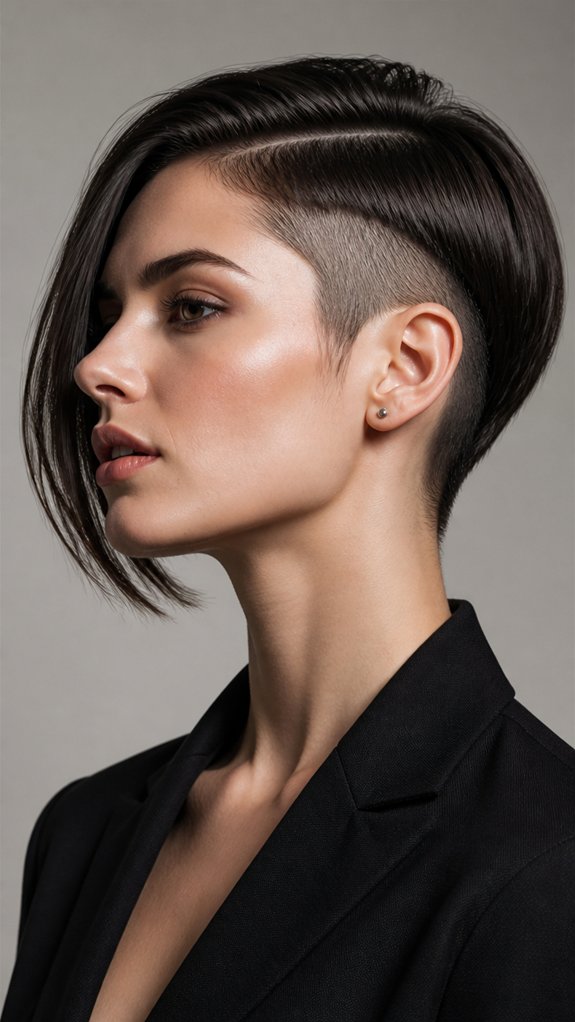 chin collarbone long bob