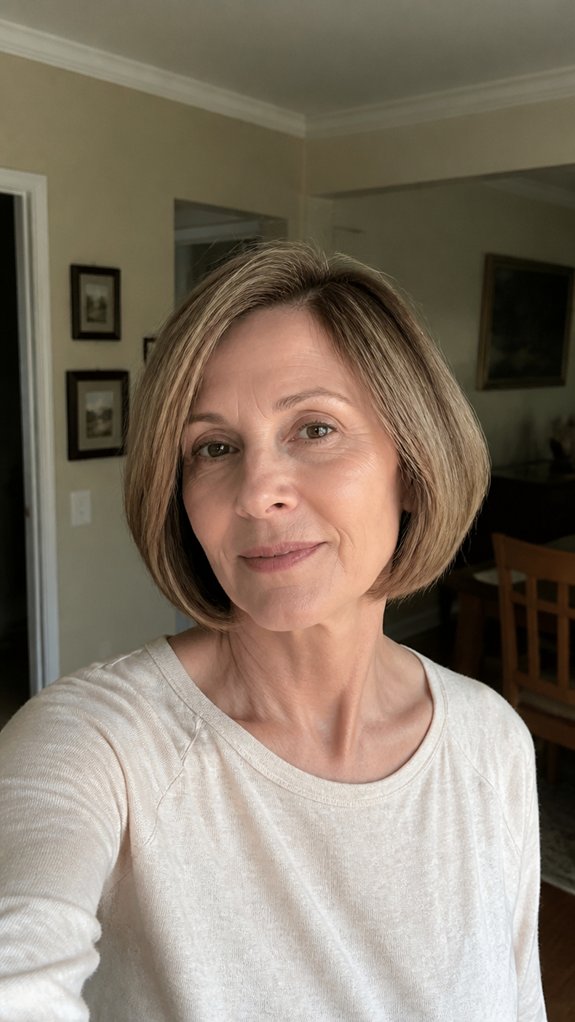 chin length bob with lift