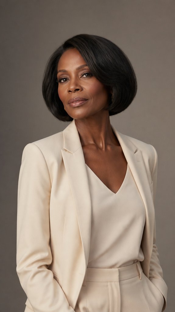 chin length jawline framing bob