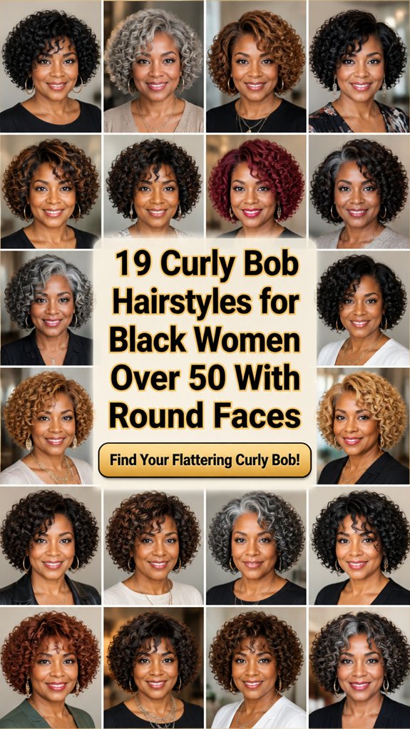 curly bob hairstyles for over50
