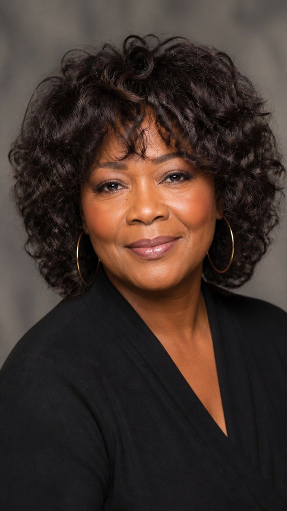 curly shag with bangs