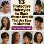 easy protective hairstyles for 50