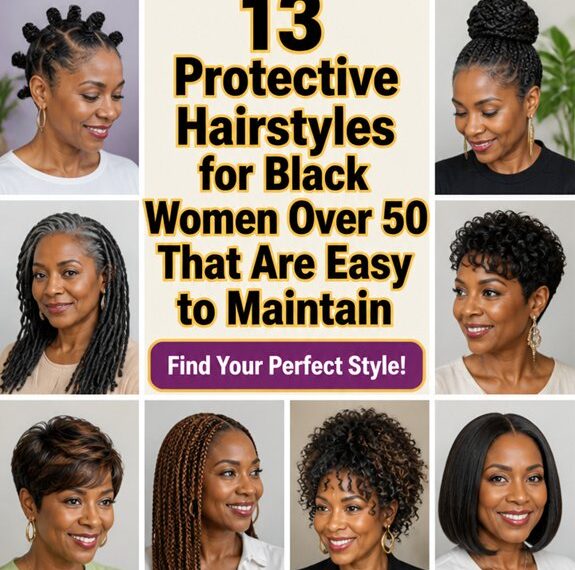 easy protective hairstyles for 50