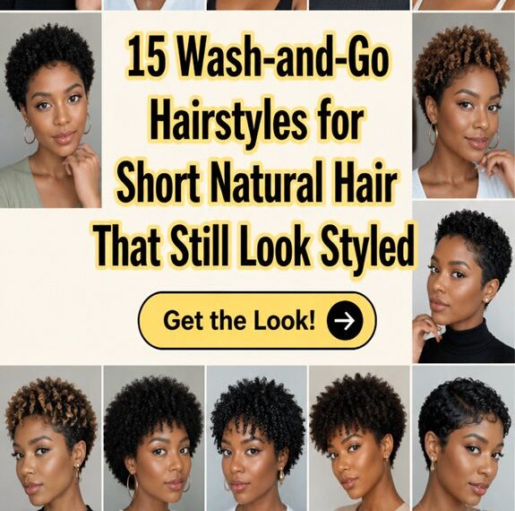 effortless styled short naturals