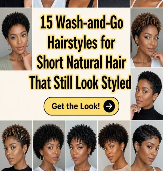 effortless styled short naturals