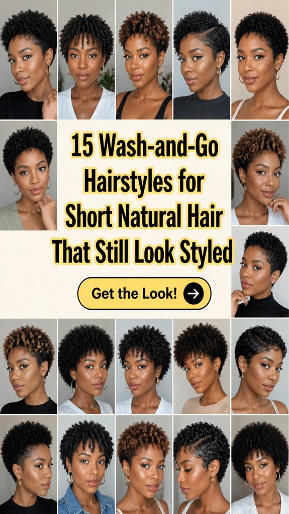 effortless styled short naturals