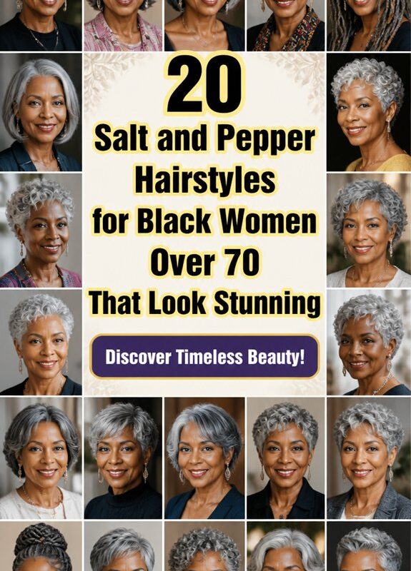 elegant salt and pepper hairstyles