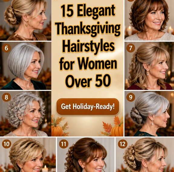 elegant thanksgiving hairstyles over50