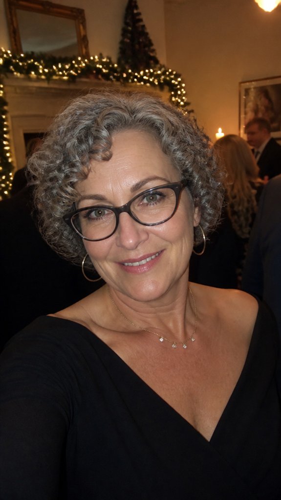 hairstyle tailored to neckline
