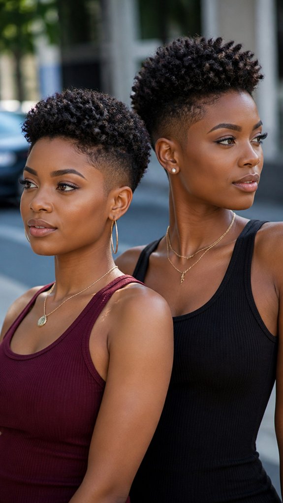 high top fade maintained edges