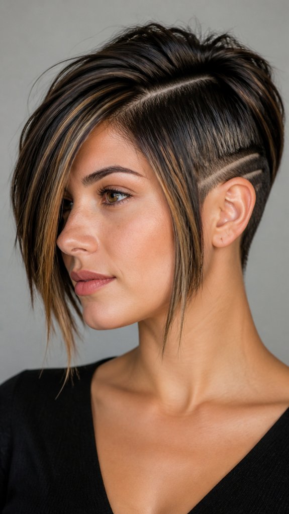 highlights hug shaved edges
