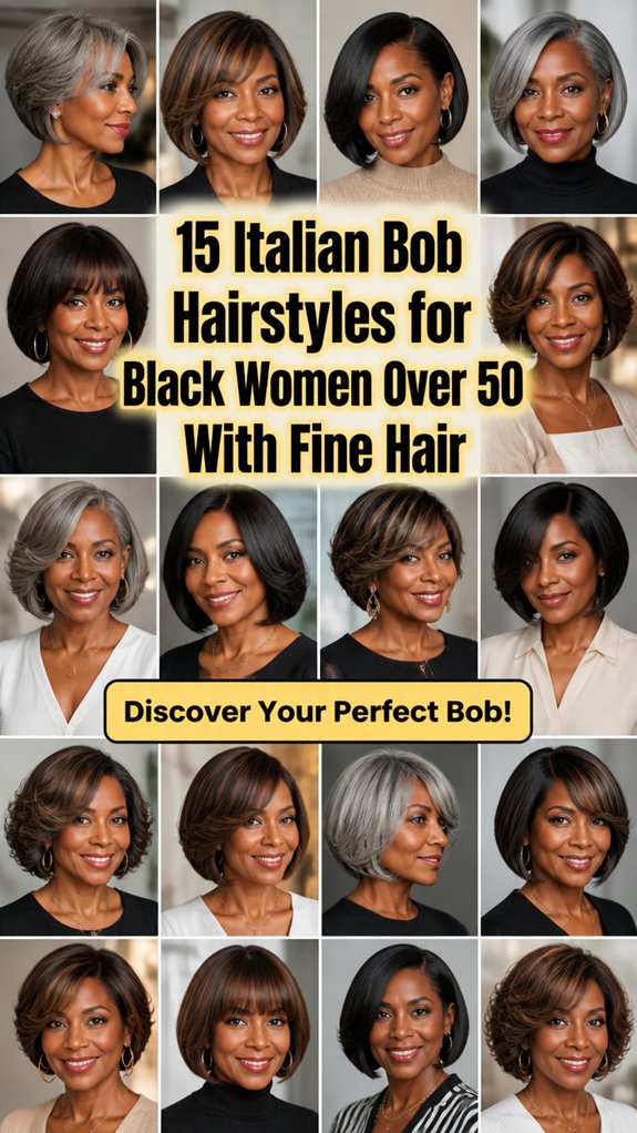 italian bob hairstyles over50